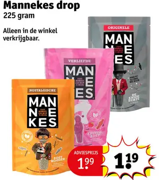Aanbieding: Mannekes drop