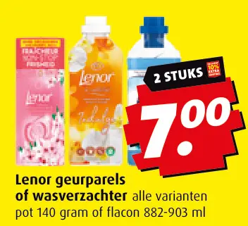 Aanbieding: Lenor geurparels of wasverzachter
