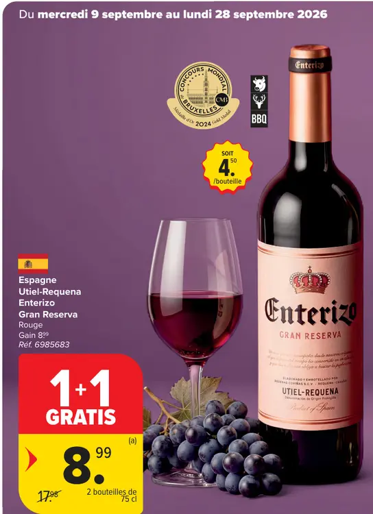 Offre: Enterizo Gran Reserva Rouge
