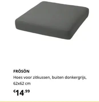 Aanbieding: Frösön hoes voor zitkussen