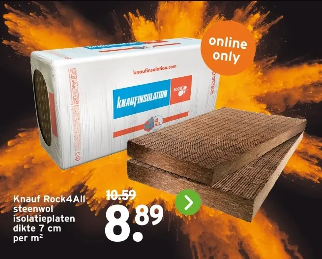 Aanbieding: Rock4All steenwol isolatieplaten
