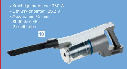 Promotie: Steelstofzuiger 