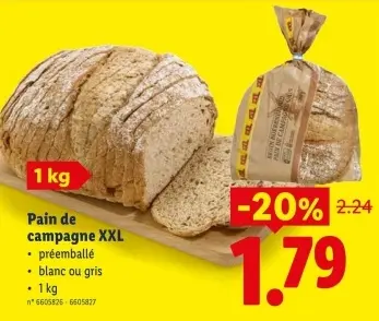 Offre: Pain de campagne XXL