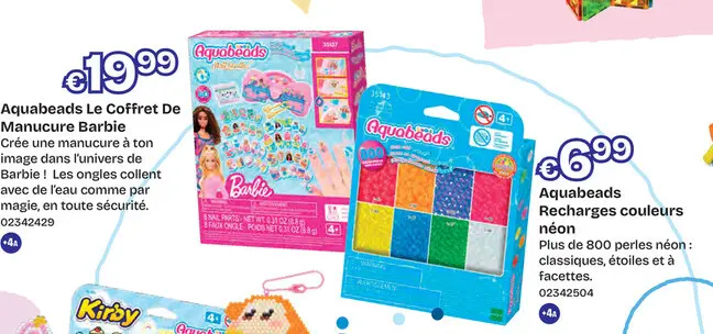 Offre: Aquabeads Le Coffret De Manucure Barbie
