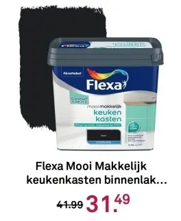 Aanbieding: Flexa Mooi Makkelijk keukenkasten binnenlak..