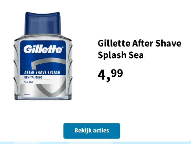 Promotie: After Shave Splash Sea