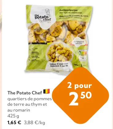 Offre: quartiers de pommes de terre au thym et au romarin