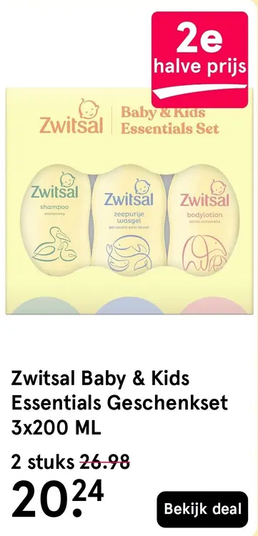Aanbieding: Zwitsal Baby & Kids Essentials Geschenkset