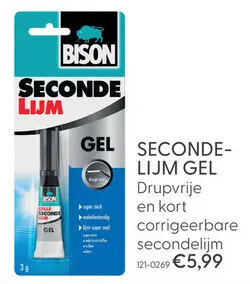 Aanbieding: Seconde-lijm gel