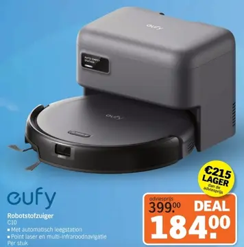 Aanbieding: Robotstofzuiger C10
