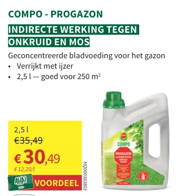 Promotie: Progazon gazonmeststof