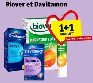 Offre: Biover et Davitamon