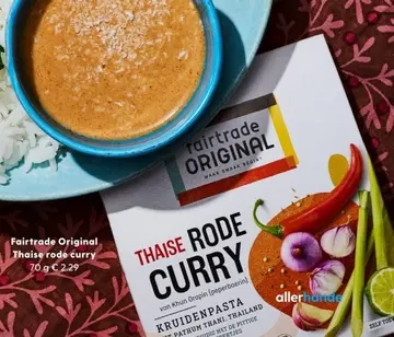 Aanbieding: Fairtrade Original Thaise rode curry