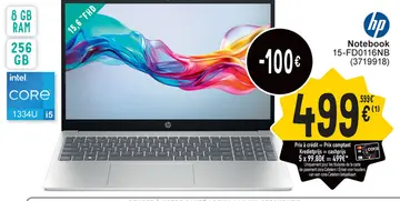 Offre: Notebook 15-FD0116NB