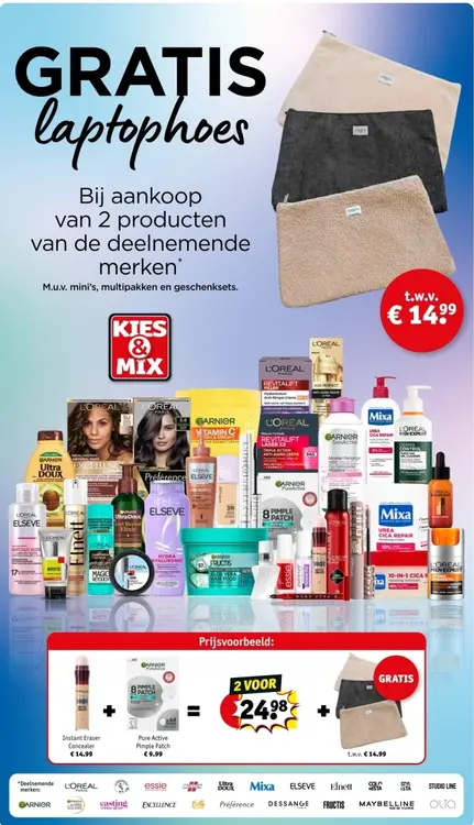 Promotie: GRATIS laptophoes