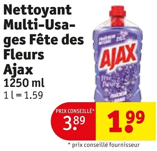 Offre: Nettoyant Multi-Usages Fête des Fleurs
