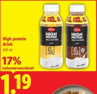 Aanbieding: High protein drink