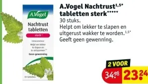 Aanbieding: A.Vogel Nachtrust tabletten sterk
