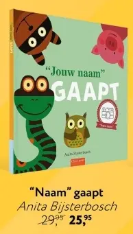Aanbieding: "Naam" gaapt