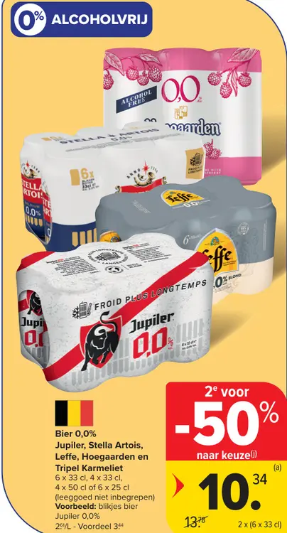 Promotie: Bier 0,0%