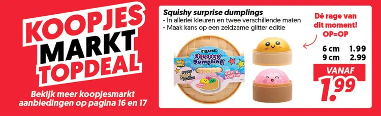 Squishy surprise dumplings