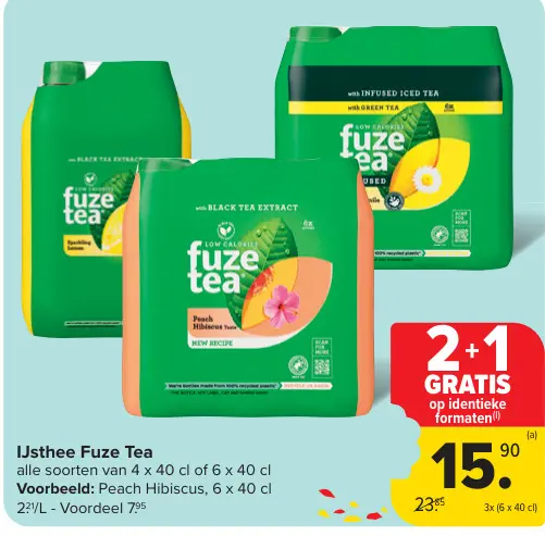Aanbieding: IJsthee Fuze Tea