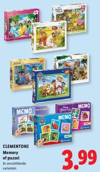 Aanbieding: Memory of puzzel
