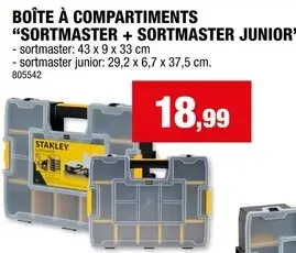 Offre: Boîte à compartiments "SORTMASTER + SORTMASTER JUNIOR"