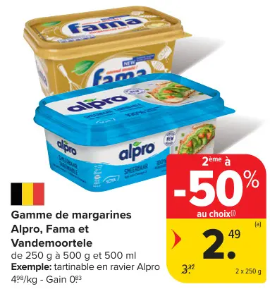 Offre: Margarines