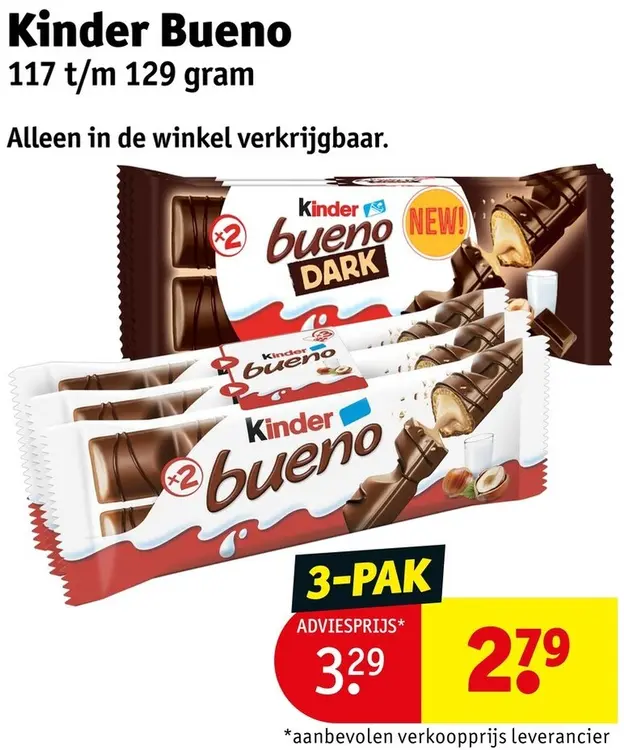 Aanbieding: Kinder Bueno