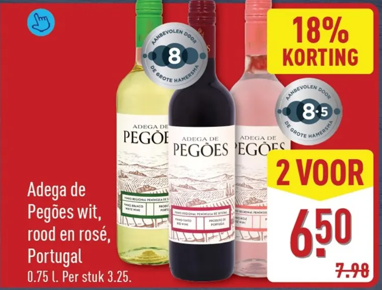 Aanbieding: Adega de Pegões wit, rood en rosé, Portugal