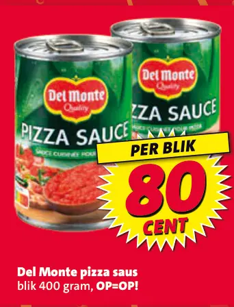 Aanbieding: pizza saus