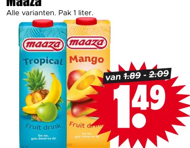 Aanbieding: Maaza
