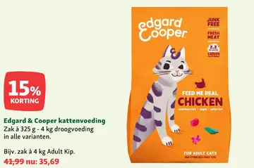 Aanbieding: Edgard & Cooper kattenvoeding