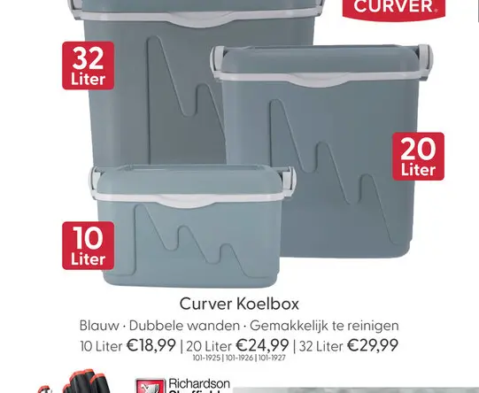 Aanbieding: Curver Koelbox 10 l blauw