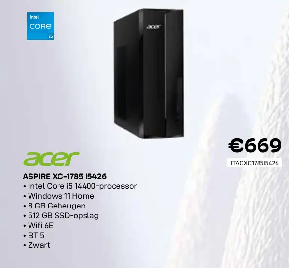 Promotie: Aspire xc-1785 i5426