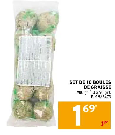 Offre: Boules de graisse