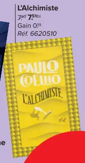 Offre: Livre - L'Alchimiste