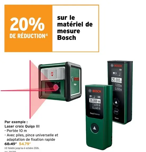Offre: Laser croix Quigo III