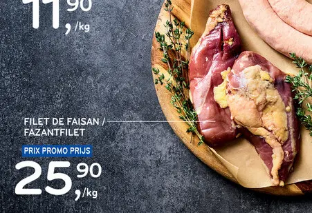 Offre: Filet de faisan / Fazantfilet