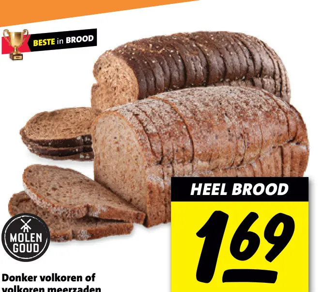 Aanbieding: Donker volkoren of volkoren meerzaden