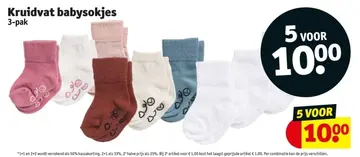 Aanbieding: Kruidvat babysokjes