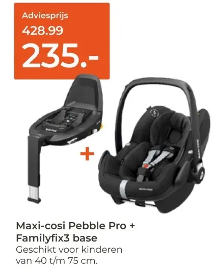 Aanbieding: Pebble Pro + Familyfix3 base