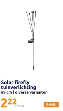 Aanbieding: Solar firefly tuinverlichting