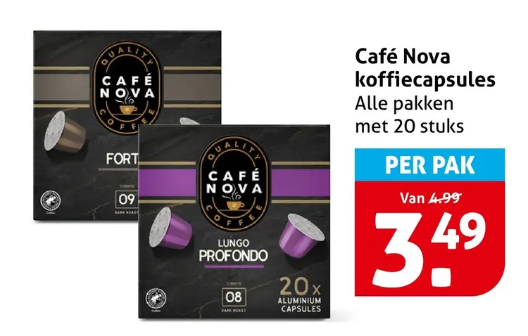 Aanbieding: Café Nova koffiecapsules