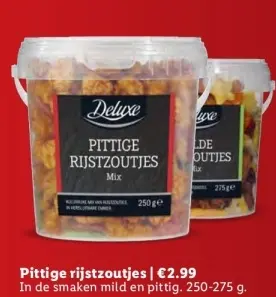 Aanbieding: Pittige rijstzoutjes
