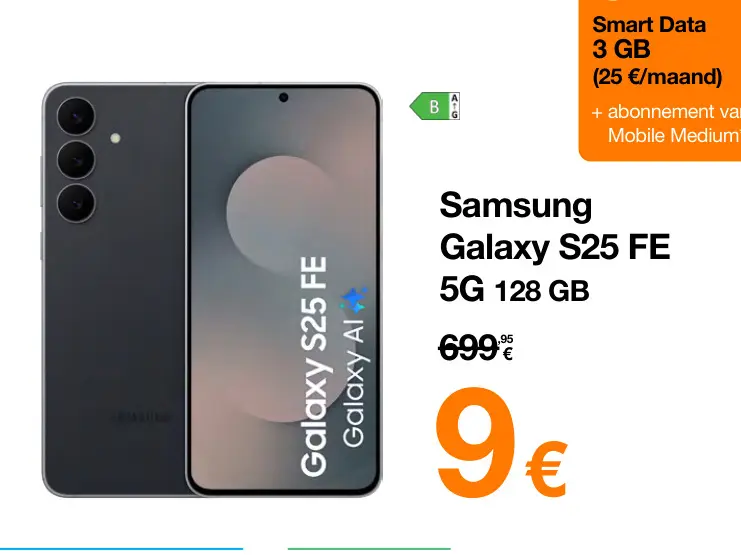 Promotie: Galaxy S25 FE