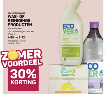 Aanbieding: Ecover Essential was- of reinigingsproducten