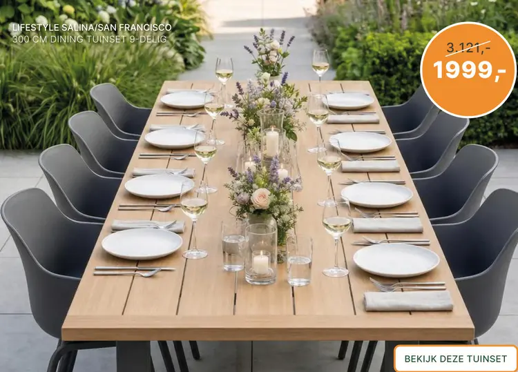 Aanbieding: Tuinset