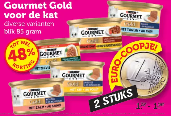 Aanbieding: Gourmet Gold voor de kat